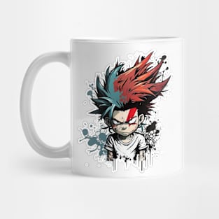 red-haired punk anime boy Mug